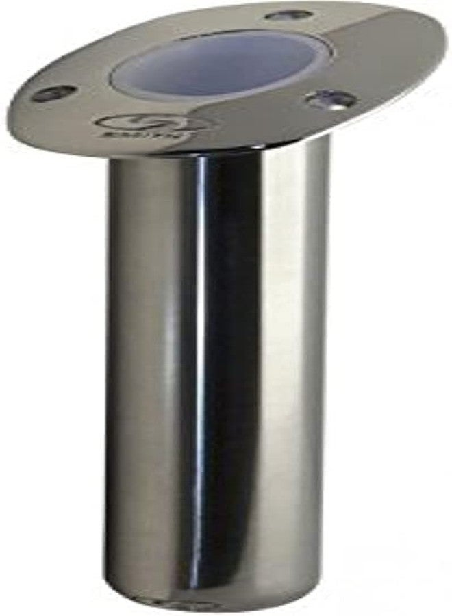 CE Smith - Flush Mount Cast Bottom Rod Holder - Tough Boat Accessories - 30-Degree - Image 1